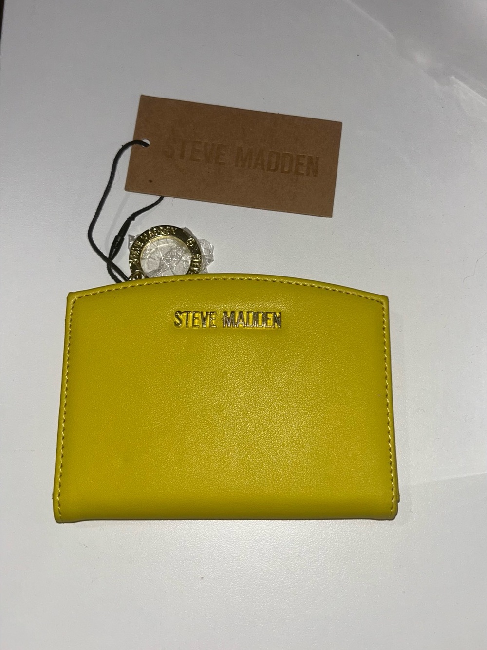 Steve Madden Yellow Card Wallet